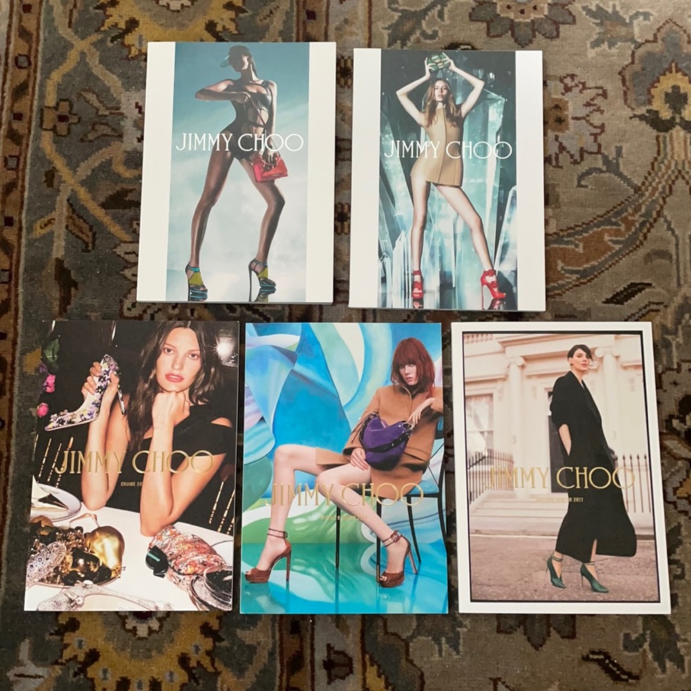 5 Jimmy Choo seasonal campaign catalog look books